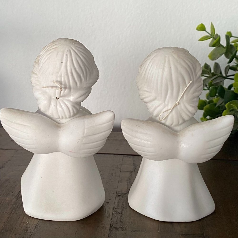 Giftco Inc Porcelain Angel Bell with Lamb and Dog - Set of 2 - Picture 4 of 5